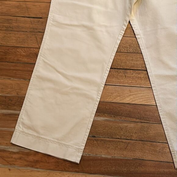 NWT LOFT Women’s Belted Khaki Low Waist Cropped Pants Size 12 - Picture 4 of 8